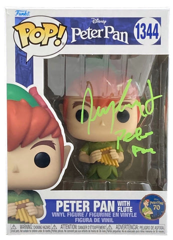 Jeremy Sumpter Signed Peter Pan Funko Pop #1344 Peter Pan Inscribed JSA