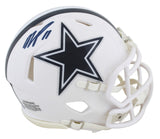 Cowboys Micah Parsons Authentic Signed 2022 Alt White Speed Mini Helmet Fanatics