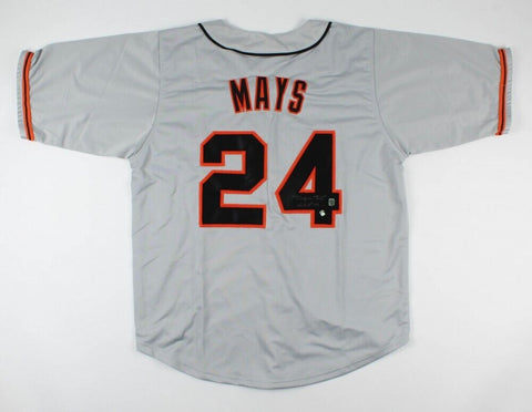 Willie Mays Signed San Francisco Giant Jersey (Mays Say Hey Holo) 24xAll Star CF