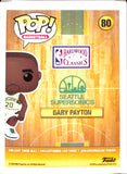 Gary Payton Autographed/Signed Seattle Super Sonics Funko Pop! BAS 42567