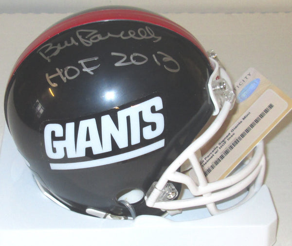 New York Giants BILL PARCELLS Signed Mini Helmet AUTO w/ "HOF 2013" - STEINER!