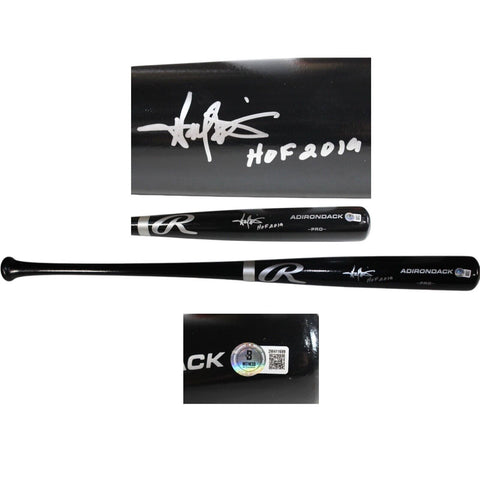Harold Baines Autographed Chicago White Sox Black Bat HOF Beckett Witness 49214