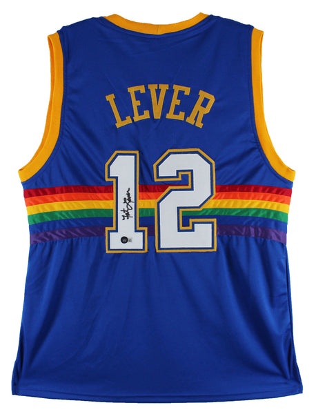Fat Lever Authentic Signed Blue Pro Style Jersey Autographed BAS Witnessed