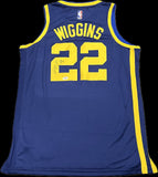 Andrew Wiggins Signed Jersey PSA Golden State Warriors Autographed