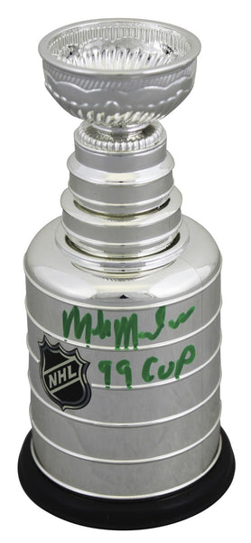 Stars Mike Modano "99 Cup" Signed Replica Stanley Cup Trophy BAS Wit #2W097070
