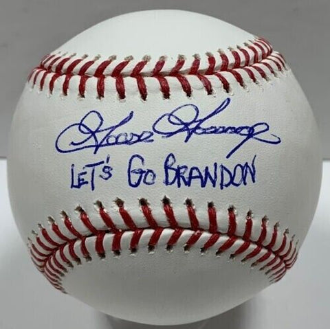 Goose Gossage Signed OML HOF Baseball "Let's Go Brandon" Beckett
