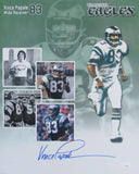 Vince Papale Eagles Autographed/Signed 16x20 Collage Photo JSA 154258