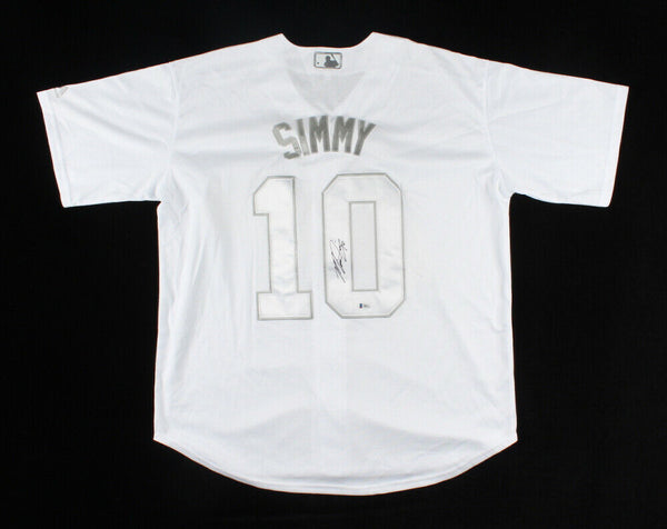 Marcus Semien Signed Oakland Athletics Players Weekend Jersey (Beckett COA) A's