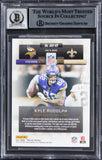 Vikings Kyle Rudolph Signed 2021 Prestige AGS #6 Card Auto Grade 10! BAS Slabbed
