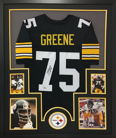 Joe Greene Autographed Signed Framed Pittsburgh Steelers Jersey BECKETT