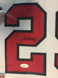 John Smoltz Signed Atlanta Braves 36x39 Framed Signed Jersey (JSA COA) 3084 K's