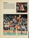 Julius Dr. J Erving Autographed 8x11 Magazine Page Photo 76ers Beckett BP55253
