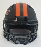 Clay Matthews Jr. Signed Cleveland Browns Eclipse Mini Helmet (Beckett COA)