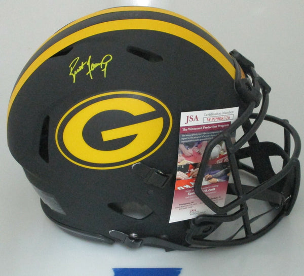 Packers BRETT FAVRE Signed Full Size Riddell Authentic ECLIPSE Helmet AUTO - JSA