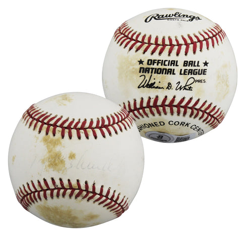 Phillies Mike Schmidt Authentic Signed William White ONL Baseball BAS #BU64177