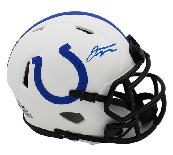 Jonathan Taylor Signed Indianapolis Colts Speed Lunar NFL Mini Helmet