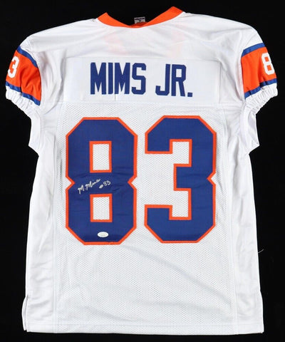 Marvin Mims Jr. Signed Denver Broncos Jersey Inscribed #83 (JSA COA) 2nd Rnd Pk.