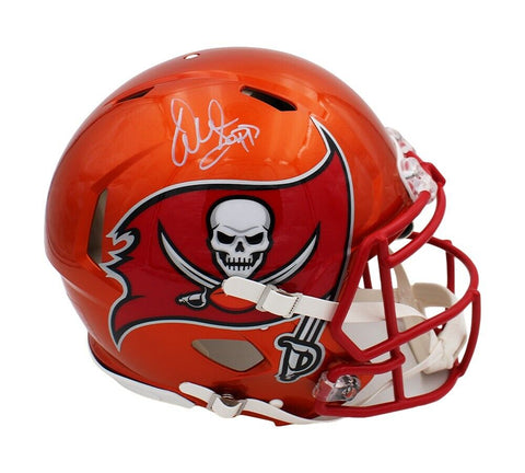 Warren Sapp Signed Tampa Bay Buccaneers Speed Authentic Flash NFL Helmet