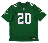 Brian Dawkins Signed Philadelphia Eagles Nike Kelly Green Game Jersey