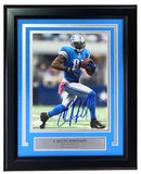 Calvin Johnson Signed Framed 8x10 Detroit Lions Photo JSA