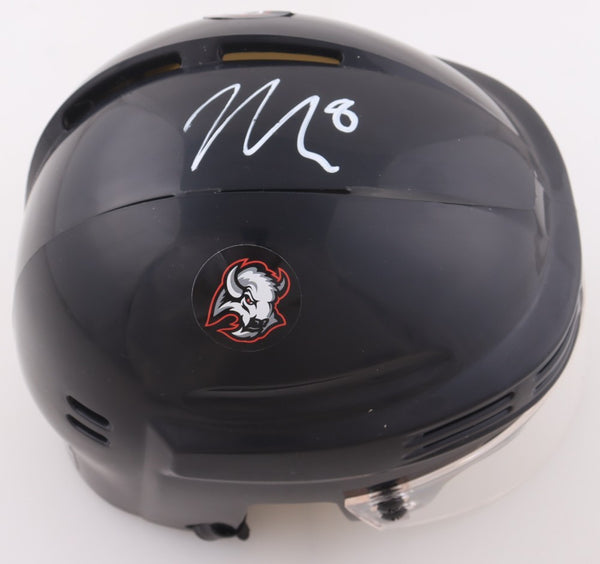 Michael Kesselring Signed Buffalo Sabres Mini Helmet /TSE/Team USA Gold Medalist