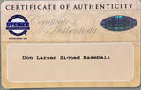 Don Larsen New York Yankees Signed Official MLB Baseball Steiner Sports