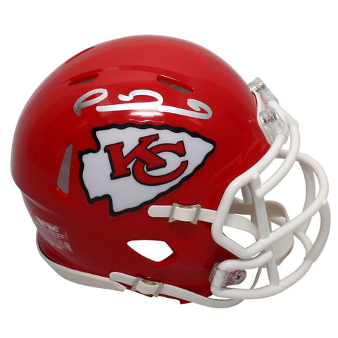 Patrick Mahomes Autographed Super Bowl Logo Mini Speed Helmet Fanatics