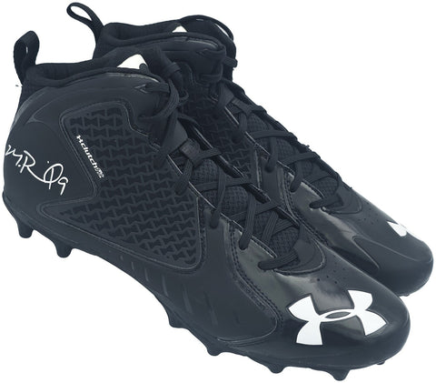 MICHAEL PENIX JR. AUTOGRAPHED PAIR OF UNDER ARMOUR MC CLEATS FALCONS 13 BECKETT