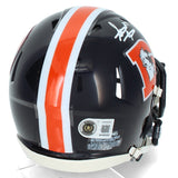 Steve Atwater Autographed Broncos 2022 Color Rush Speed Mini Helmet Beckett