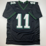 Autographed/Signed AJ A.J. Brown Philadelphia Black Football Jersey PSA/DNA COA