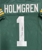 Packers SB Champ Coach MIKE HOLMGREN Signed Custom Replica Green Jersey AUTO