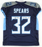 Tyjae Spears Signed Tennessee Titans Jersey Inscribed "TITAN UP" (JSA COA) R.B.