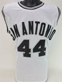 George Gervin Signed San Antonio Spur Photo Jersey "Iceman" (JSA COA) The Iceman
