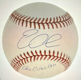 Edward Cabrera Signed Chicago Cubs M.L. Baseball Inscribed "Go Cubs Go" (Wilder)