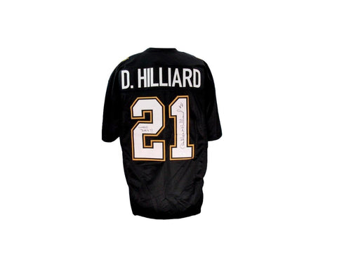 Dalton Hilliard Signed/Inscribed Custom Football Jersey Saints JSA 200849