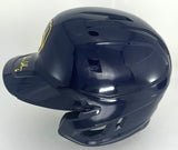 Brewers ISAAC COLLINS Signed Full Size Milwaukee Rawlings BLUE Helmet AUTO - JSA
