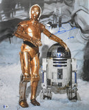 Anthony Daniels Autographed 16x20 Star Wars C-3PO Cave Photo - Beckett W Holo