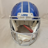 AMON RA ST BROWN SIGNED DETROIT LIONS FS FLASH SPEED AUTHENTIC HELMET BECKETT QR