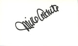 Mike Aldrete Autographed California Angels Index Card Beckett 45358