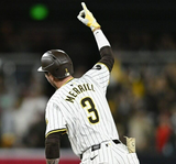 Jackson Merrill Signed San Diego Padres 2024 All Star Game Jersey (Beckett) CF