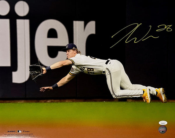 Milw Brewers Outfielder JOEY WIEMER Signed 16x20 Photo #3 AUTO - JSA