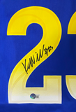 Kyren Williams Autographed Nike Los Angeles Rams Blue Game Jersey Beckett