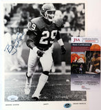 Bernard Jackson Autographed Denver Broncos B/W 8x10 Photo JSA COA