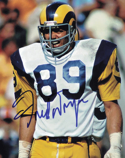 Fred Dryer Autographed Signed 8x10 Photo Los Angeles Rams SKU #245995