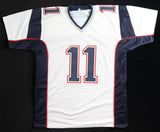 Julian Edelman Signed New England Patriots Jersey (JSA COA)3xSuper Bowl Champ WR