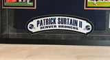 Patrick Surtain II Autographed Custom Navy Denver Broncos Jersey Framed BAS COA