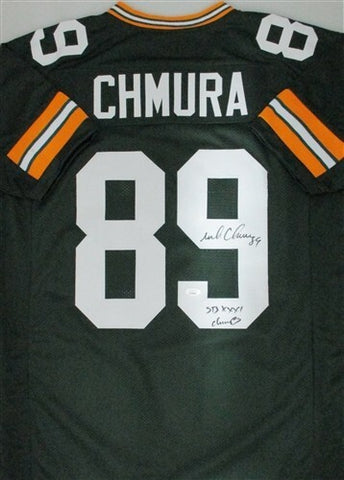 Packers MARK CHMURA Signed Custom Replica Green Jersey AUTO w/ "SB XXXI" - JSA
