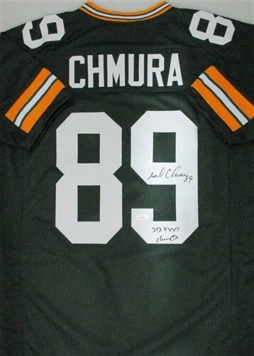 Packers MARK CHMURA Signed Custom Replica Green Jersey AUTO w/ "SB XXXI" - JSA