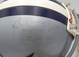 Bob Lilly Autographed Authentic Full Size Helmet Cowboys HOF SB VI Champs (Very