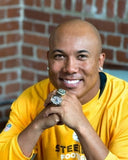 Hines Ward Signed Steelers Bumble Bee Jersey (Beckett) 2xSuper Bowl Champion W.R